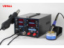 Yihua 853D 1A 3in1 Ho air, soldering iron and power supply